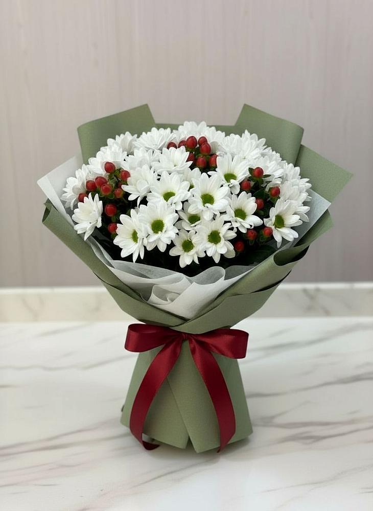 Букет цветов из: Хризантемы в Поселок дома отдыха Огарево