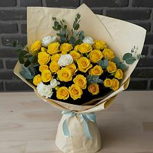 Букет цветов из:  Розы в Поселок дома отдыха Огарево