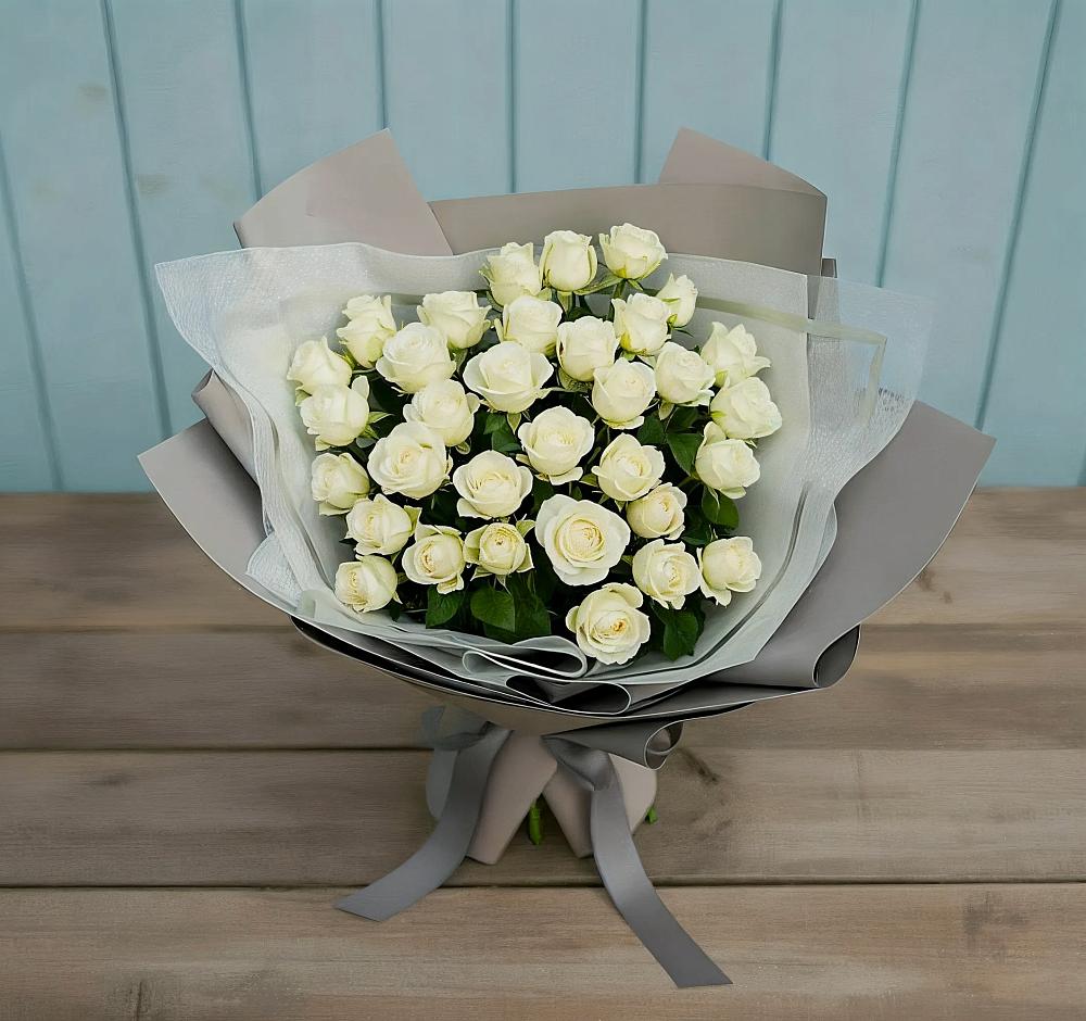 Букет Белоснежная нежность в Поселок дома отдыха Огарево