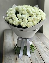 Букет 35 Белых роз в Поселок дома отдыха Огарево