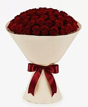 Букет 101 Бордовая роза Блэк Бакарра в Поселок дома отдыха Огарево