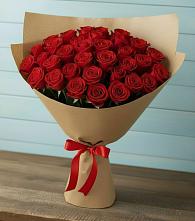 Букет Красные розы Милано в Поселок дома отдыха Огарево