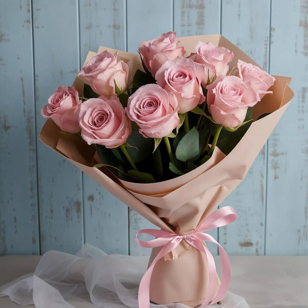 Букет цветов из: Розы в Поселок дома отдыха Огарево