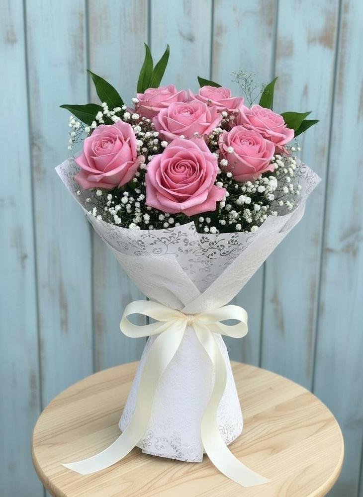 Букет цветов из: Розы в Поселок дома отдыха Огарево