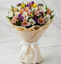 Букет цветов из:  Альстромерии в Поселок дома отдыха Огарево