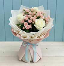 Букет цветов из:  Розы #REPLACE_PRED# Поселок дома отдыха Огарево