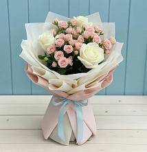 Букет цветов из:  Розы в Поселок дома отдыха Огарево