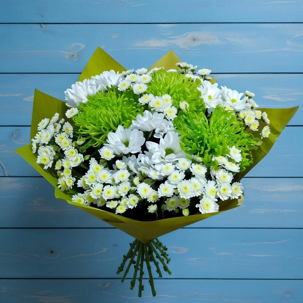 Букет цветов из: Хризантемы в Поселок дома отдыха Огарево
