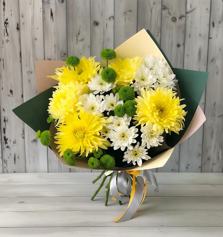 Букет цветов из: Хризантемы в Поселок дома отдыха Огарево