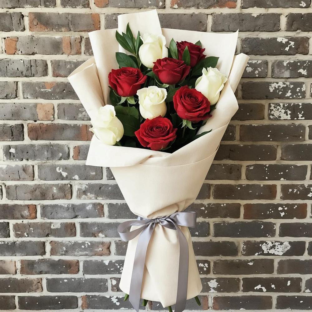 Букет цветов из: Розы в Поселок дома отдыха Огарево