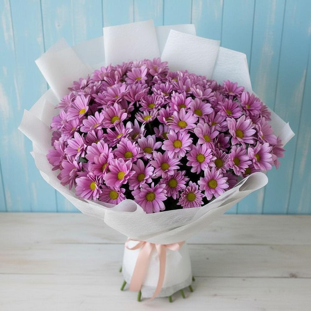 Букет цветов из: Хризантемы в Поселок дома отдыха Огарево