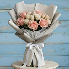 Букет цветов из:  Розы в Поселок дома отдыха Огарево