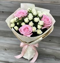 Букет цветов из:  Розы #REPLACE_PRED# Поселок дома отдыха Огарево