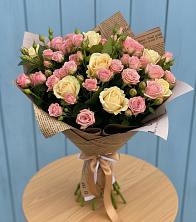Букет цветов из:  Розы в Поселок дома отдыха Огарево