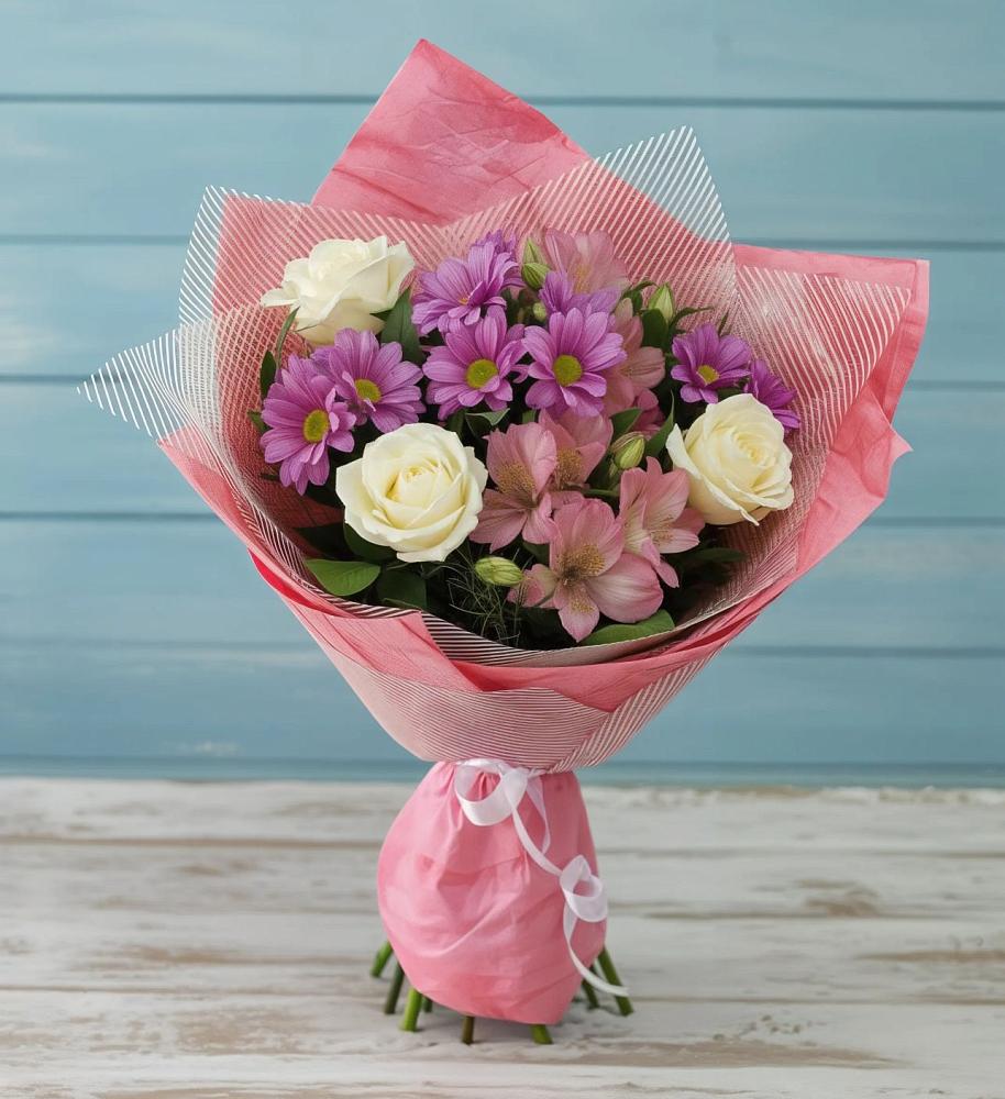 Букет цветов из: Герберы в Поселок дома отдыха Огарево