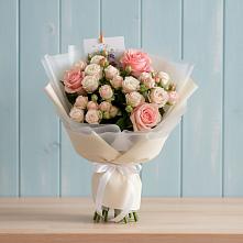 Букет цветов из:  Розы #REPLACE_PRED# Поселок дома отдыха Огарево