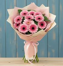 Букет цветов из:  Герберы в Поселок дома отдыха Огарево