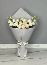 Букет цветов из:  Розы и Лизиантусы #REPLACE_PRED# Поселок дома отдыха Огарево